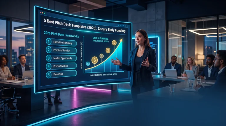 5 Best Pitch Deck Templates (2026): Secure Early Funding