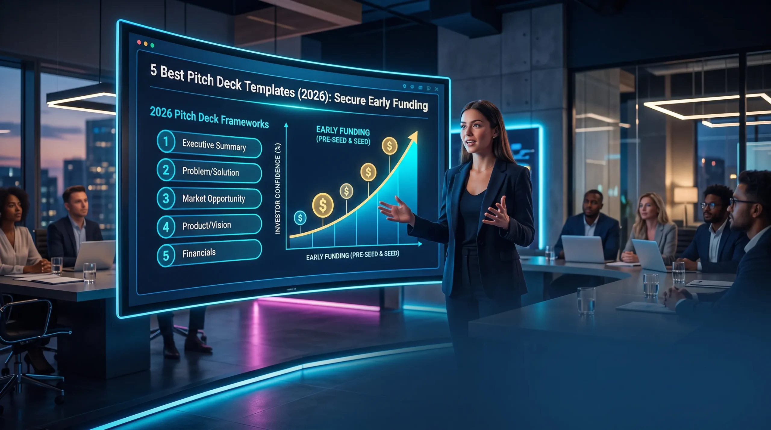 5 Best Pitch Deck Templates (2026): Secure Early Funding